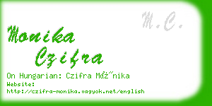 monika czifra business card